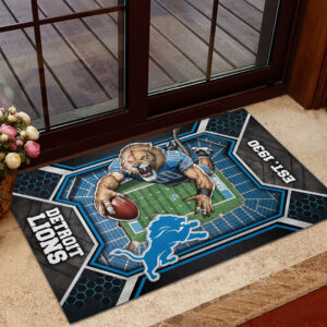 Detroit Lions Custom Doormat - HOATT12618