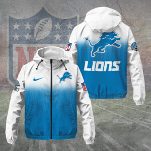 Detroit Lions 3D Windbreaker Jacket - TANTN15739