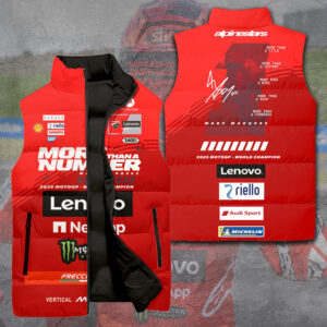 Ducati Lenovo Team x Marc Márquez 3D Sleeveless Down Jacket - TANTN16961