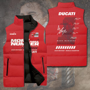 Ducati Lenovo Team x Marc Márquez 3D Sleeveless Down Jacket - TANTN16964