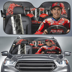 Ducati Lenovo Team x Marc Márquez Auto Sun Shade - TANTN16945
