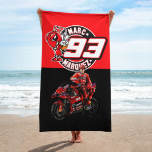 Ducati Lenovo Team x Marc Márquez Rectangle Beach Towel - HOATT 9814