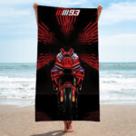 Ducati Lenovo Team x Marc Márquez Rectangle Beach Towel - TANTN 11548