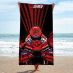 Ducati Lenovo Team x Marc Márquez Rectangle Beach Towel - TANTN 11550