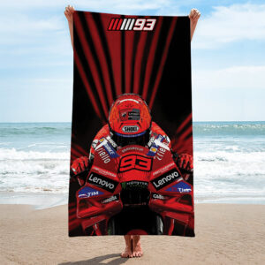 Ducati Lenovo Team x Marc Márquez Rectangle Beach Towel - TANTN 11550