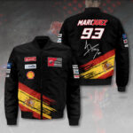 Ducati Lenovo Team x Marc Marquez 3D Bomber Jacket - HOATT 9230