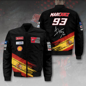 Ducati Lenovo Team x Marc Marquez 3D Bomber Jacket - HOATT 9230