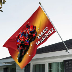 Ducati Lenovo Team x Marc Márquez 3D House Flag - HOATT 9747