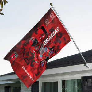 Ducati Lenovo Team x Marc Marquez 3D Double-side House Flag - TANTN16950