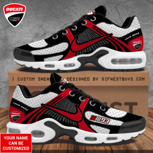 Personalized Ducati Lenovo Team x Marc Marquez Air Max Shoes - TANTN 11599