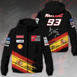 Ducati Lenovo Team x Marc Márquez 3D Windbreaker Jacket - HOATT 9257