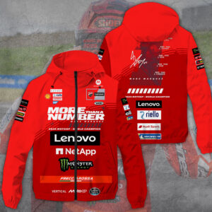 Ducati Lenovo Team x Marc Márquez 3D Windbreaker Jacket - TANTN16959