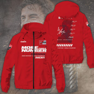Ducati Lenovo Team x Marc Márquez 3D Windbreaker Jacket - TANTN16962