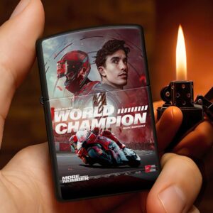 Ducati Lenovo Team x Marc Marquez 2025 World Champion Zippo Lighter Case (No Insert) - HOATT13507