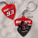 Ducati Lenovo Team x Marc Márquez Custom Shape 2-sided Keychain – HOATT 9190
