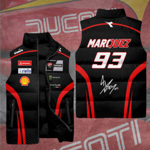Ducati Lenovo Team x Marc Marquez 3D Sleeveless Down Jacket - TANTN16847