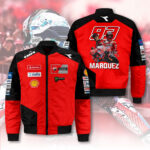Ducati Lenovo Team x Marc Marquez 3D Bomber Jacket - HOATT 9263