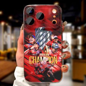 Ducati Lenovo Team x Marc Márquez 2025 World Champion Phone Case - HOATT13486
