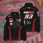 Ducati Lenovo Team x Marc Marquez 3D Stand Collar Puffer Jacket - TANTN16849