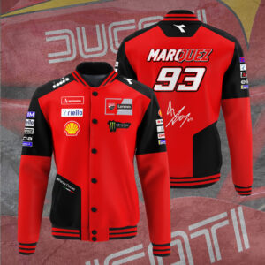 Ducati Lenovo Team x Marc Márquez Varsity Jacket - TANTN 11451