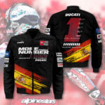 Ducati Lenovo Team x Marc Márquez 2025 World Champion 3D Bomber Jacket - HOATT13501