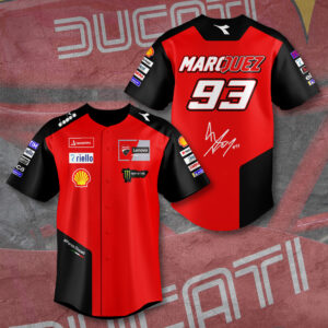 Ducati Lenovo Team x Marc Márquez Baseball Jersey - TANTN 11381
