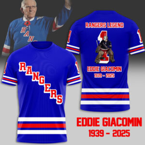 Texas Rangers x Eddie Giacomin 3D Apparel - TMTHU1029