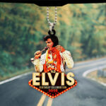 Elvis Presley 90 Years 2025 Custom Shape 1-sided Acrylic Car Ornament - TMTHU788
