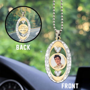 Elvis Presley Custom Shape 2-sided Acrylic Car Ornament - MAITM 8829
