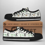 Elvis Presley Low Top Canvas Shoes - VANDH 2488