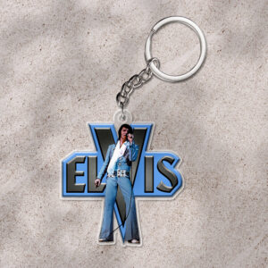 Elvis Presley Custom Shape 1-sided Keychain - HOATT 9382