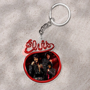 Elvis Presley Custom Shape 1-sided Keychain - HOATT 9383