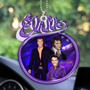 Elvis Presley Custom Shape 1-sided Acrylic Car Ornament - HOATT 9327