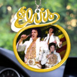 Elvis Presley Custom Shape 1-sided Acrylic Car Ornament - HOATT 9328