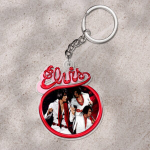 Elvis Presley Custom Shape 1-sided Keychain - HOATT 9310