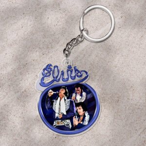 Elvis Presley Custom Shape 1-sided Keychain - HOATT 9314