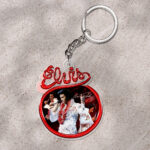 Elvis Presley Custom Shape 1-sided Keychain – HOATT 9259