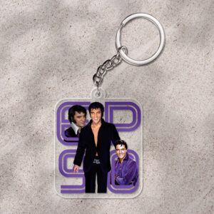 Elvis Presley Custom Shape 1-sided Keychain - HOATT 9292