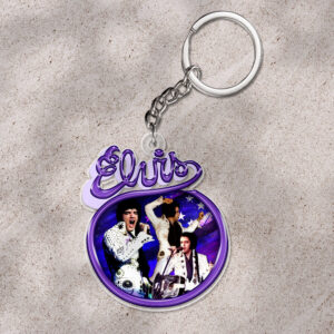 Elvis Presley Custom Shape 1-sided Keychain - HOATT 9330
