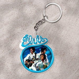 Elvis Presley Custom Shape 1-sided Keychain - HOATT 9349