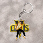 Elvis Presley Custom Shape 1-sided Keychain - HOATT 9351