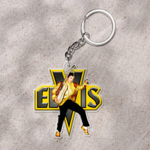 Elvis Presley Custom Shape 1-sided Keychain - HOATT 9351