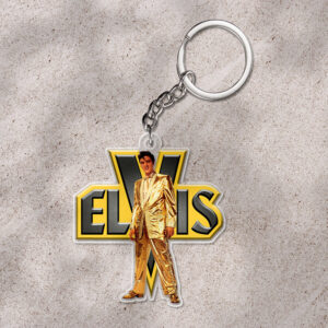 Elvis Presley Custom Shape 1-sided Keychain - HOATT 9359