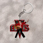 Elvis Presley Custom Shape 1-sided Keychain - HOATT 9363
