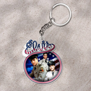Elvis Presley Custom Shape 1-sided Keychain - HOATT 9497