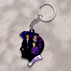 Elvis Presley Custom Shape 2-sided Keychain - HOATT 9317