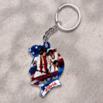 Elvis Presley Custom Shape 2-sided Keychain - HOATT 9353