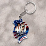Elvis Presley Custom Shape 2-sided Keychain - HOATT 9356