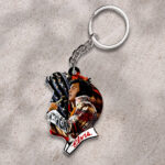 Elvis Presley Custom Shape 2-sided Keychain - HOATT 9464