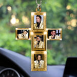 Elvis Presley Custom Shape 2-sided Acrylic Car Ornament - HOATT 7572